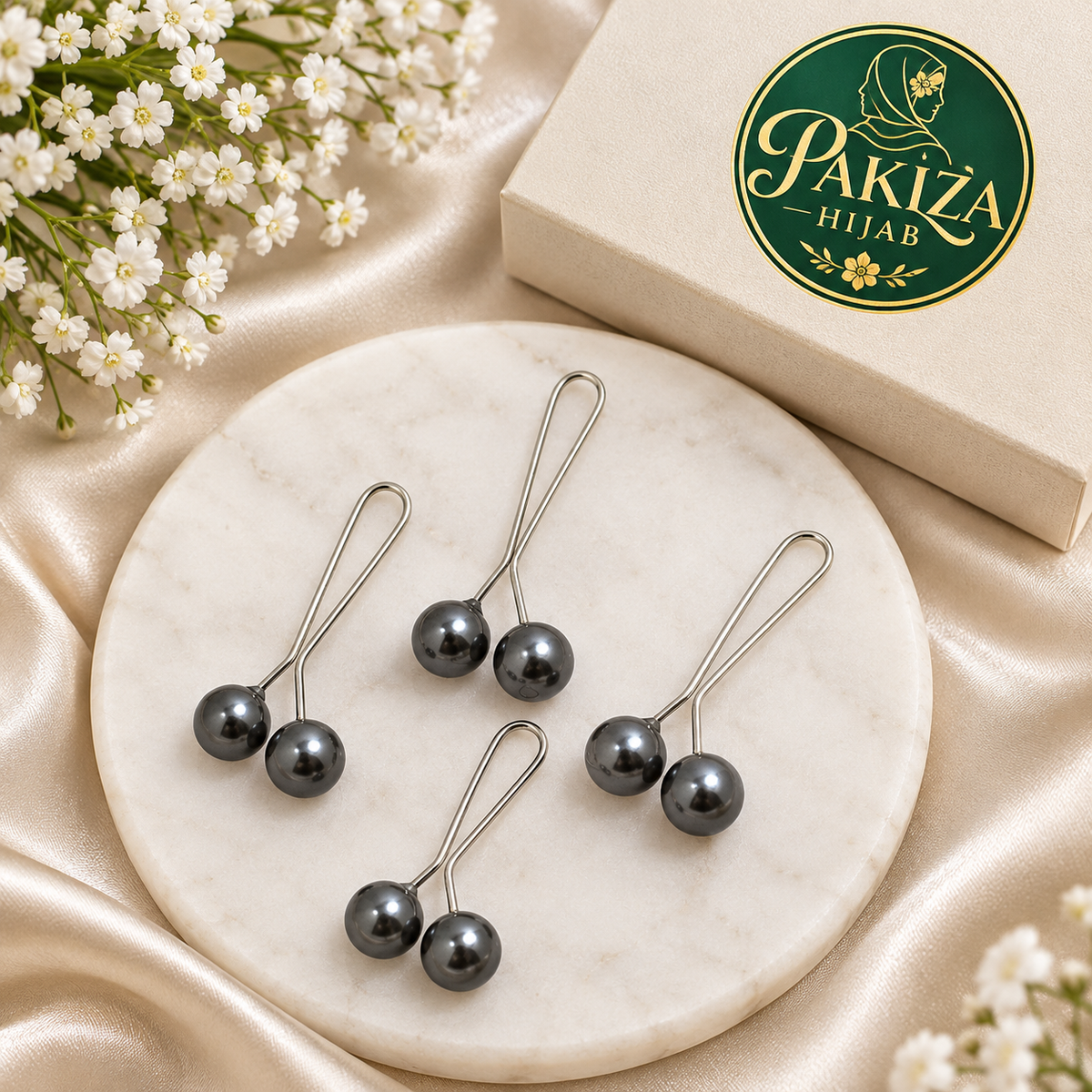 Pack of 2 Twin Style Pins For Scarfs