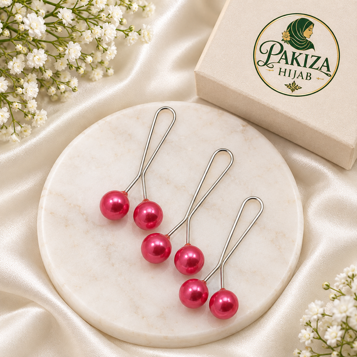 Pack of 2 Twin Style Pins For Scarfs