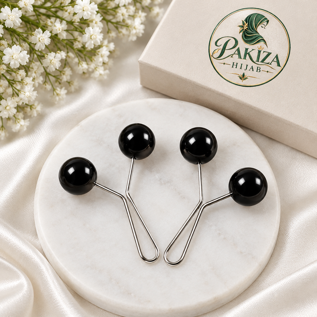 Pack of 2 Twin Style Pins For Scarfs