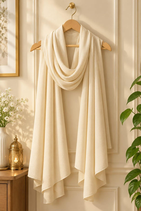 Georgette Hijab – Cream